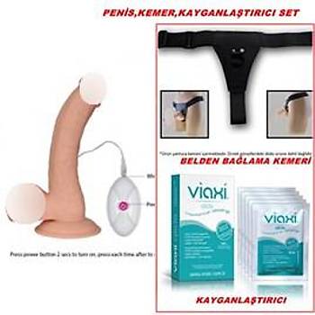Belden Balamal UR3 Yeni Nesil Gl 10 Farkl Titreimli Realistik Penis 22.5CM