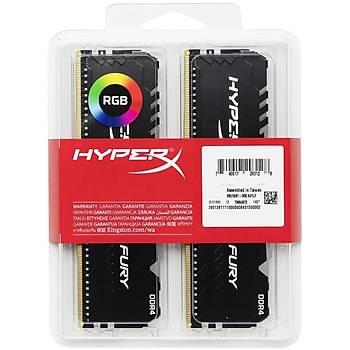 Kingston HyperX FURY RGB 32GB 3200MHz DDR4 CL16 DIMM (2x16) Gaming Bellek (HX432C16FB4AK2/32)