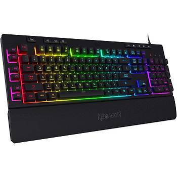 Redragon K512 Shiva RGB TR Q Membrane Mekanik Hisli Kablolu Gaming Klavye