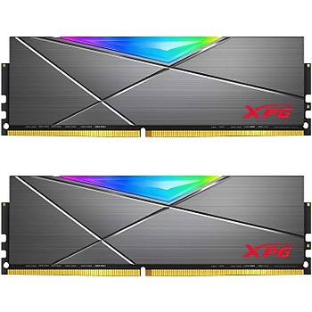 XPG Spectrix D50 32GB (16X2) RGB DDR4 3600Mhz CL18 1.35V AX4U360016G18I-DT50 Dual Kit Ram