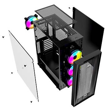 GAMERS ARENA EXTREMELY-3 AMD RYZEN 5 5600 32GB DDR4 1TB SSD 8GB RTX4060 FREEDOS GAMING PC