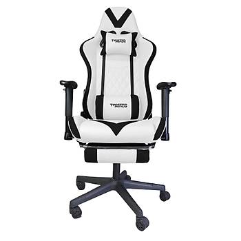 TWISTED MINDS TM8250-WN COMFORT E-SPOR OYUNCU KOLTUU - BEYAZ / SYAH