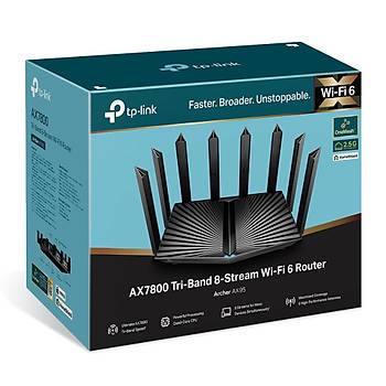 Tp-Lınk Archer AX95 AX7800 Tri Bant 8 Antenli Wi-Fi 6 Router
