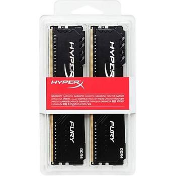 Kingston HyperX FURY Black 16GB 3600MHz DDR4 CL17 DIMM (2x8) Gaming Bellek (HX436C17FB3K2/16)
