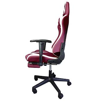 TWISTED MINDS TM8250-WM COMFORT E-SPOR OYUNCU KOLTUU - BORDO / BEYAZ