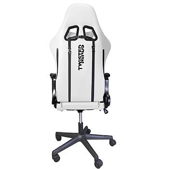 TWISTED MINDS TM8250-WN COMFORT E-SPOR OYUNCU KOLTUU - BEYAZ / SYAH