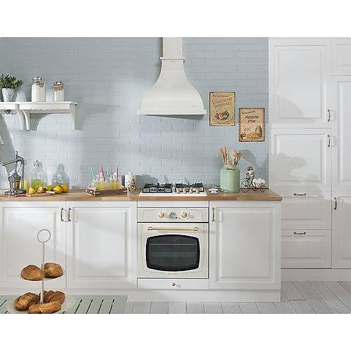 Silverline - 2238 RETRO 60 CM BEJ Ankastre Davlumbaz