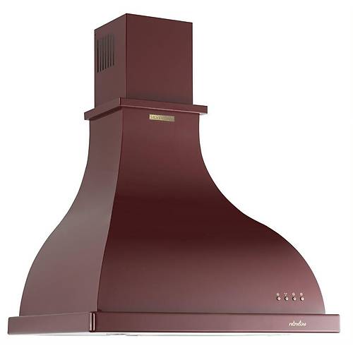 Silverline 2238 60 cm Retro Davlumbaz Bordo