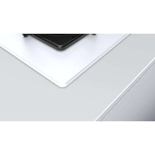 Bosch POP7C2O12O 67 cm Ankastre Beyaz Cam Ocak