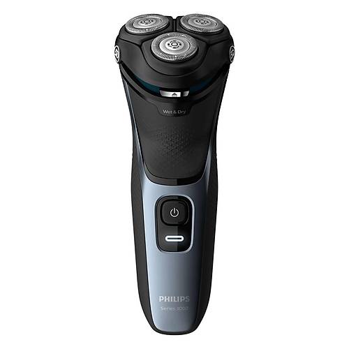 Philips  S3133/51 3000 Serisi Islak ve Kuru Tra Makinesi - Parlak Mavi