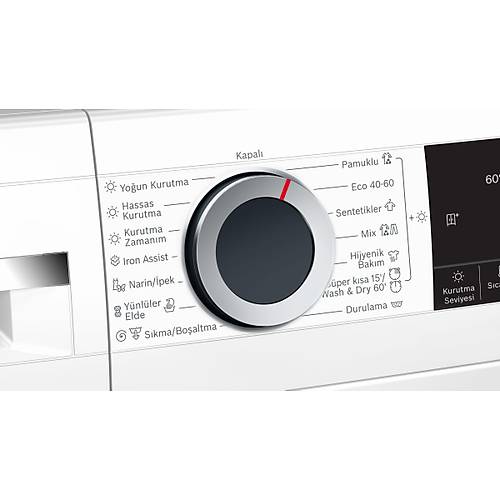 Bosch WNA254X1TR 10/6 kg 1400 Devir Kurutmal amar Makinesi