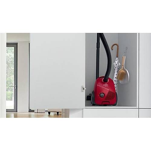 Bosch BGBS2RD1 Serie 2 Toz torbal Sprge-Krmz