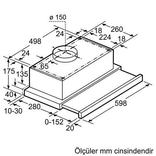 Bosch DFT63CA21T Beyaz Srgl Aspiratr