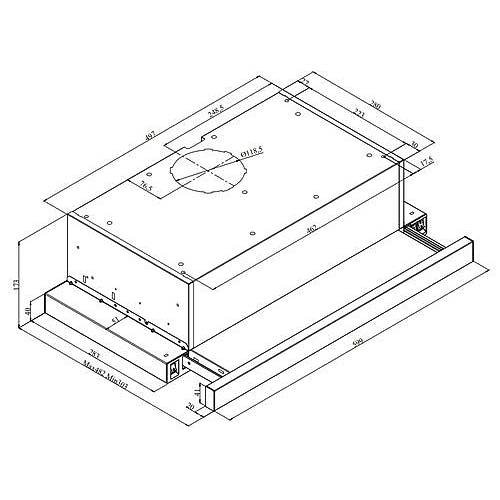 Silverline 1140 Rocker Crystal nox Aspiratr