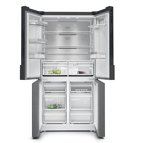 Siemens KF96NAXEA Kolay Temizlenebilir Siyah Inox Home Connect Buzdolabı (Kahve Makinası Hediyesiz Fiyatıdır)