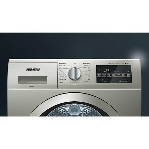 Siemens WT45W41STR A ++ Snf 8 Kg amar Kurutma Makinesi