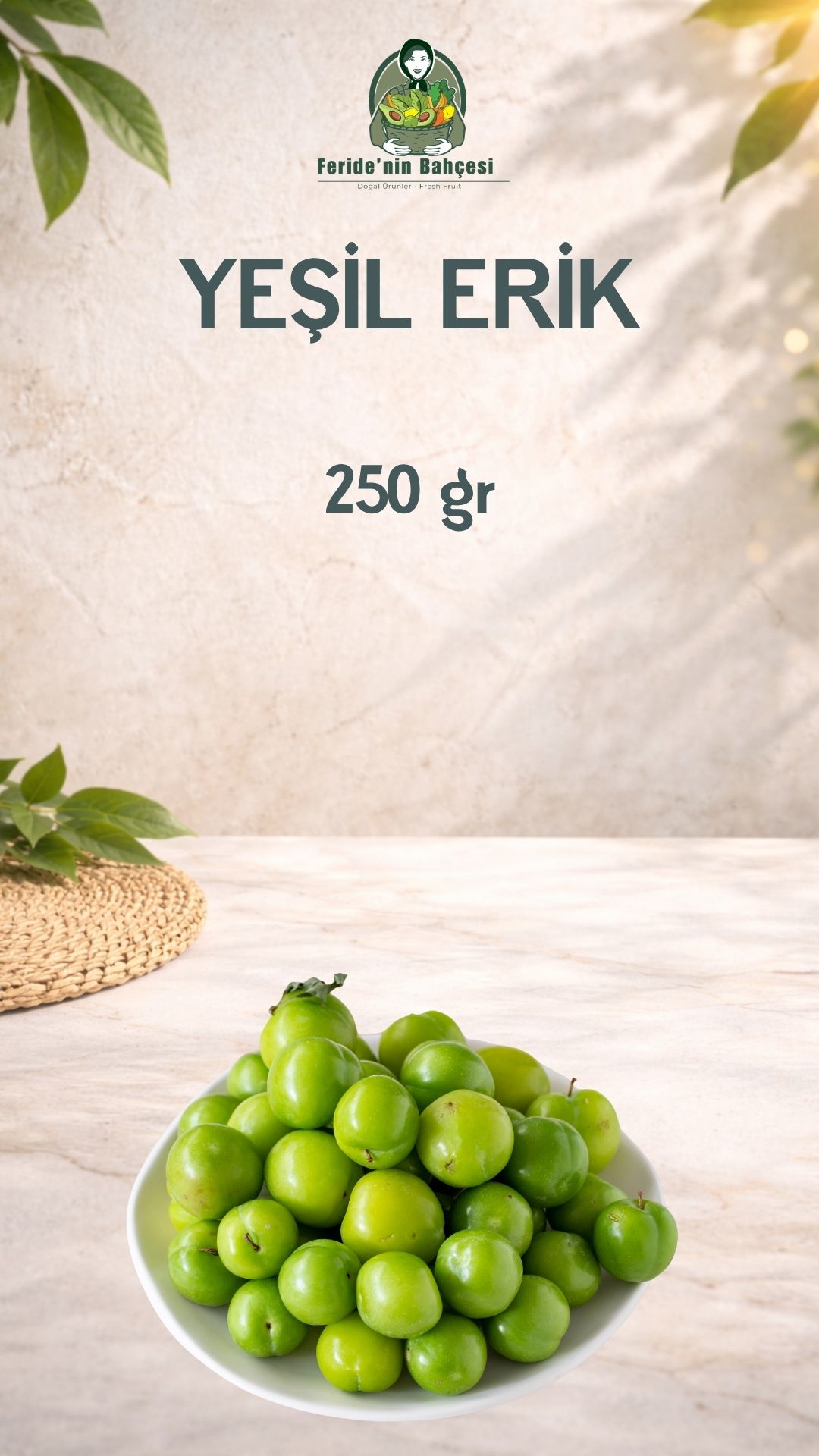 YEŞİL ERİK 250 GR