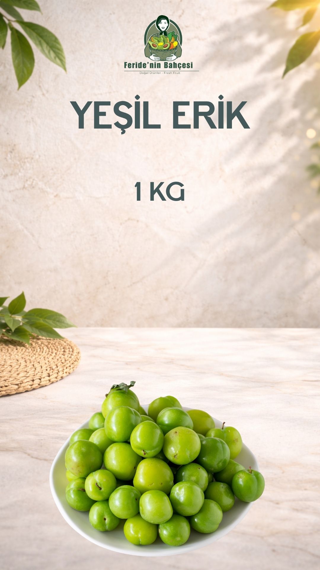 YEŞİL ERİK 1 KG