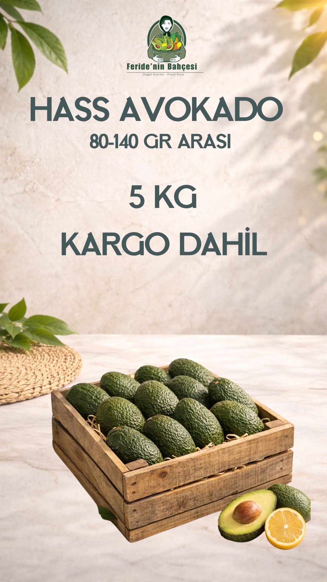 HASS AVOKADO 5 KG