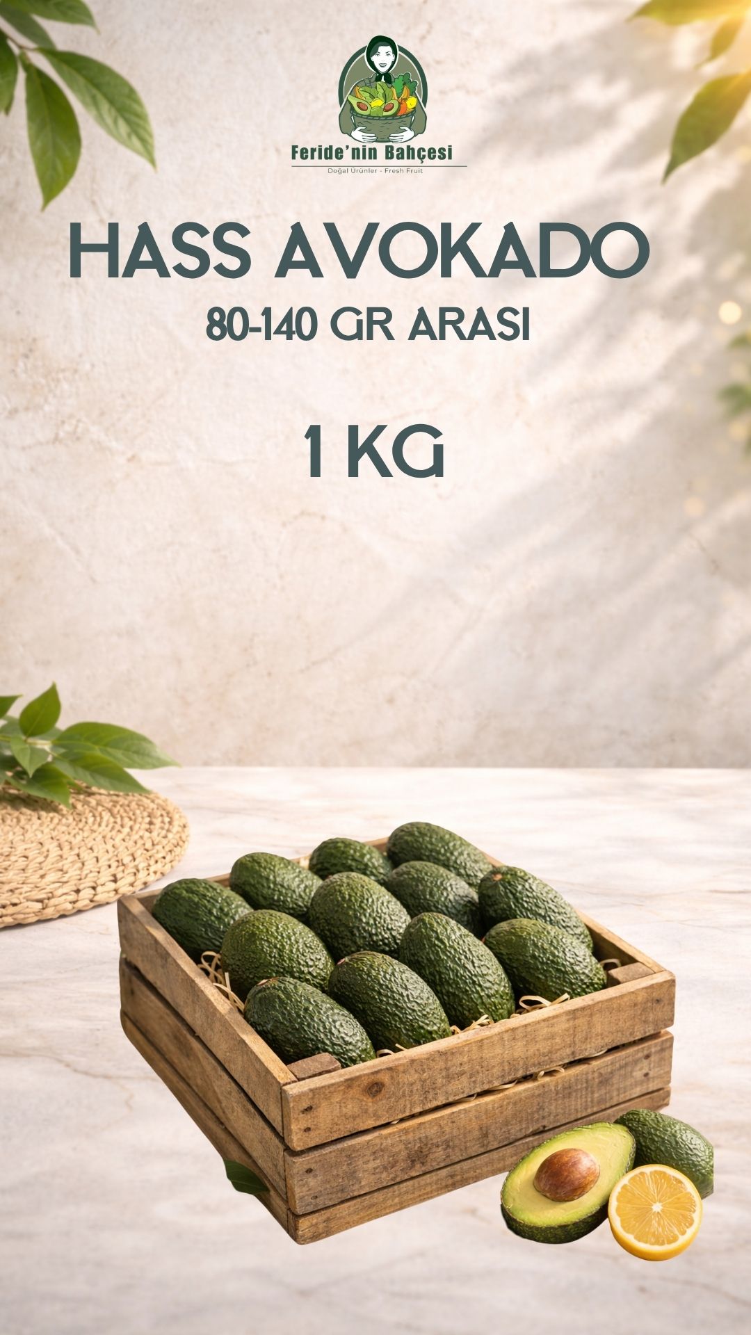 HASS AVOKADO 1KG