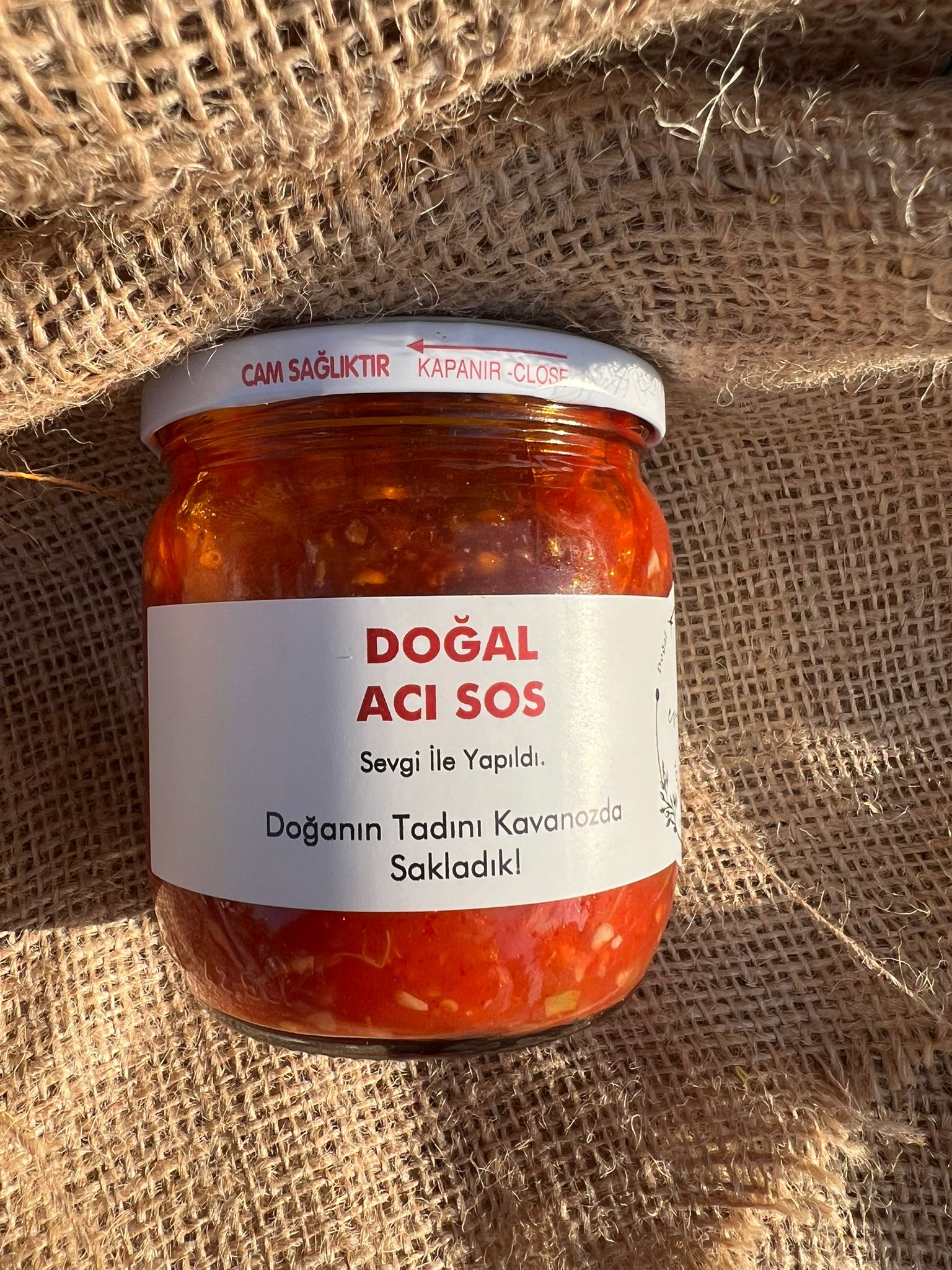 DOĞAL ACI SOS (500 GR)