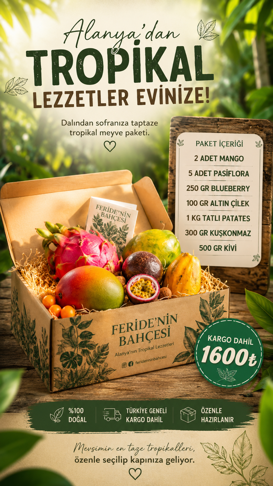 TROPİKAL MEYVE PAKETİ