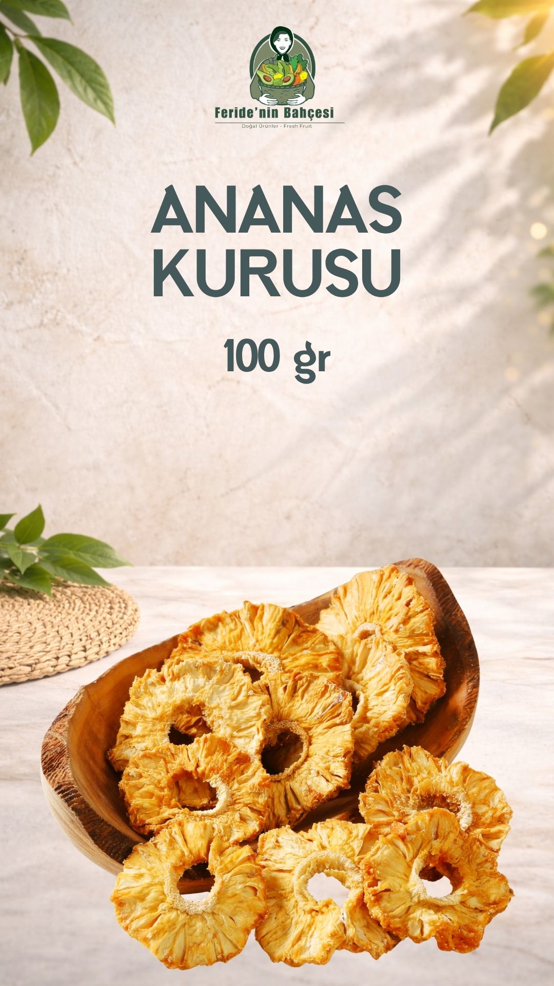 ANANAS KURUSU 100 GR