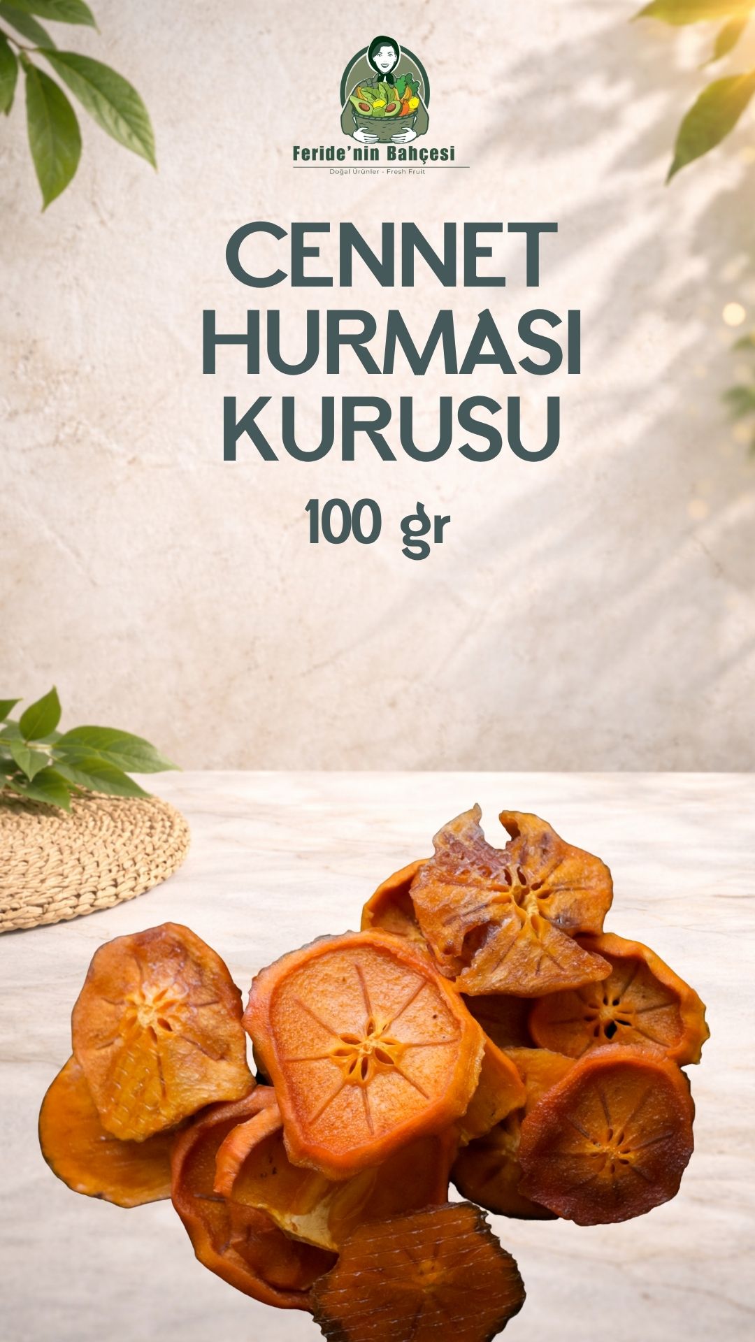 CENNET HURMASI KURUSU 100 GR