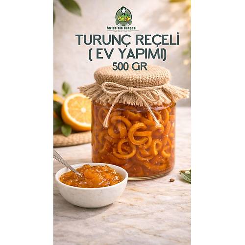TURUNÇ REÇELİ (EV YAPIMI) - 500gr