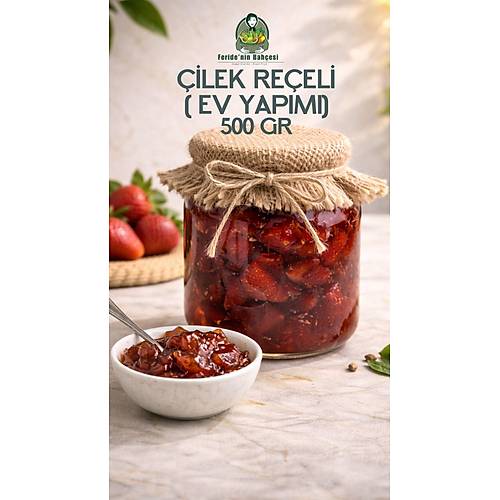 ÇİLEK REÇELİ (EV YAPIMI) 500gr