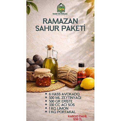 RAMAZAN SAHUR PAKETİ