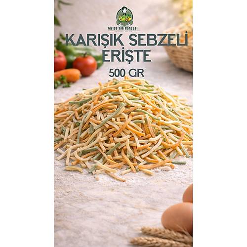 KARIŞIK SEBZELİ ERİŞTE 500 G
