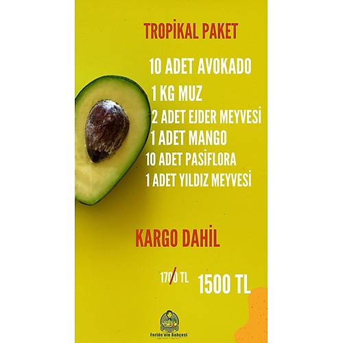 TROPİKAL AVANTAJLI PAKET görseli.