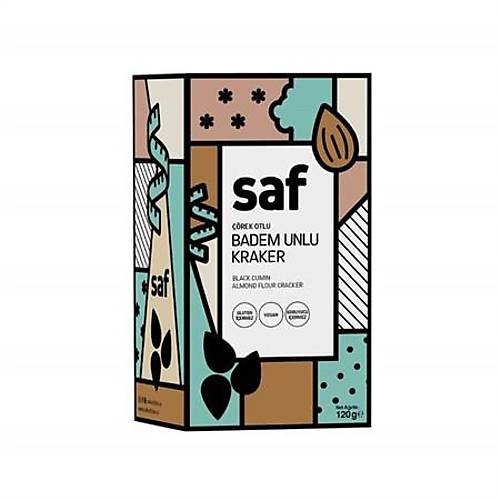 SAF REK OTLU BADEM UNLU KRAKER (120 G)