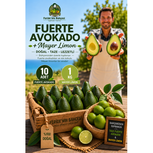 10 ADET AVOKADO + 1 KG L�MON