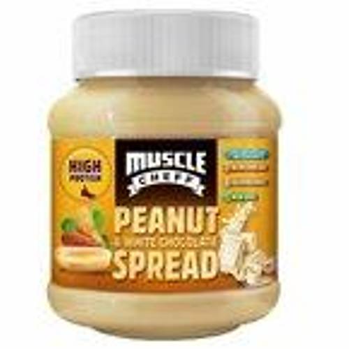MUSCLE CHEFF BEYAZ KOLATALI YER FISTII KREMASI  (350 G)