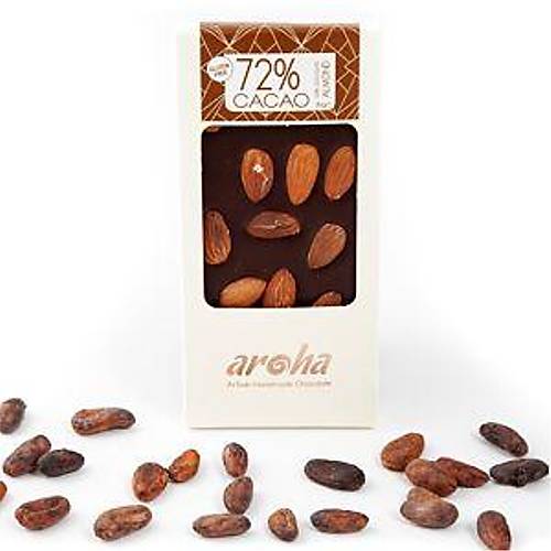 Aroha Bademli Bitter Çikolata - %72 Kakao
