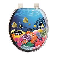 Softy Classic Desenli Yumuak Klozet Kapa 1143 Beyaz