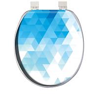 Softy Classic Desenli Yumuak Klozet Kapa Kristal