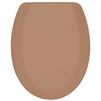 Rona Stl Kahve Tisa ThermoPlast Standart Klozet Kapa (stten Monte)