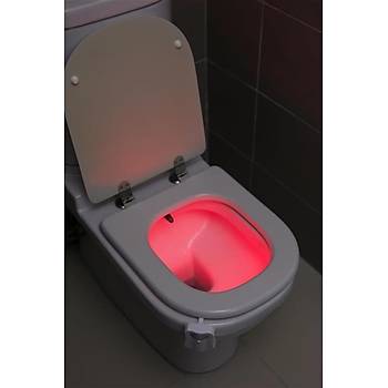 Toiled 8 Renkli Sensrl Banyo Gece Aydnlatmas