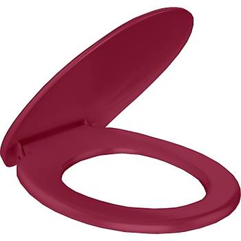 Rona Tisa - Thermoplast Standart Klozet Kapa - Bordo - stten Monte