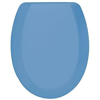 Rona Tisa - Thermoplast Standart Klozet Kapağı - Mavi - Üstten Monte