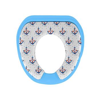 Softy Jumbo Kids Bebek / ocuk Klozet Kapa Adaptr - Mavi - apa