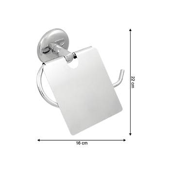 Banyo Aksesuarlar - Krom - Kapakl Tuvalet Katlk + G Havluluk