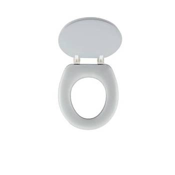 Softy Classic Desenli Yumuak Klozet Kapa Beyaz - 1051