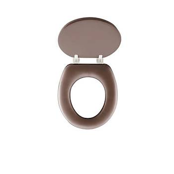 Softy Classic Desenli Yumuak Klozet Kapa 3102 Kahverengi