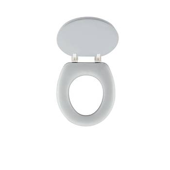 Softy Classic Desenli Yumuak Klozet Kapa Beyaz - 6606
