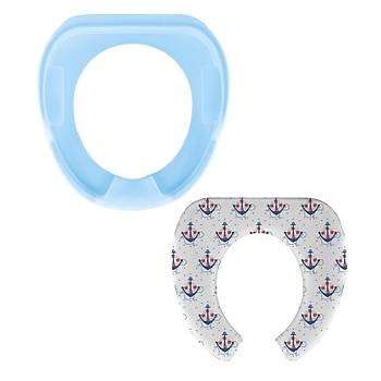 Softy Jumbo Kids Bebek / ocuk Klozet Kapa Adaptr - Mavi - apa