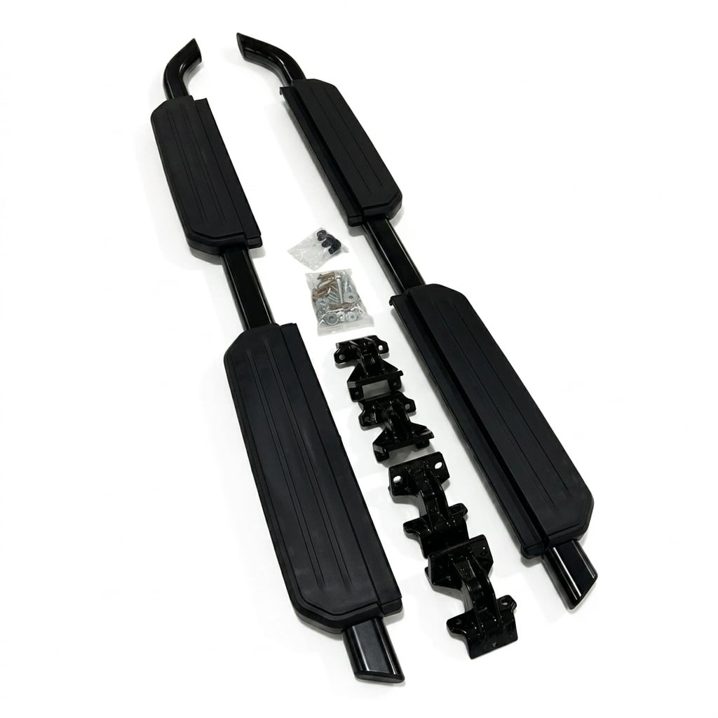 Defender 110 Yan Basamak Black Takım